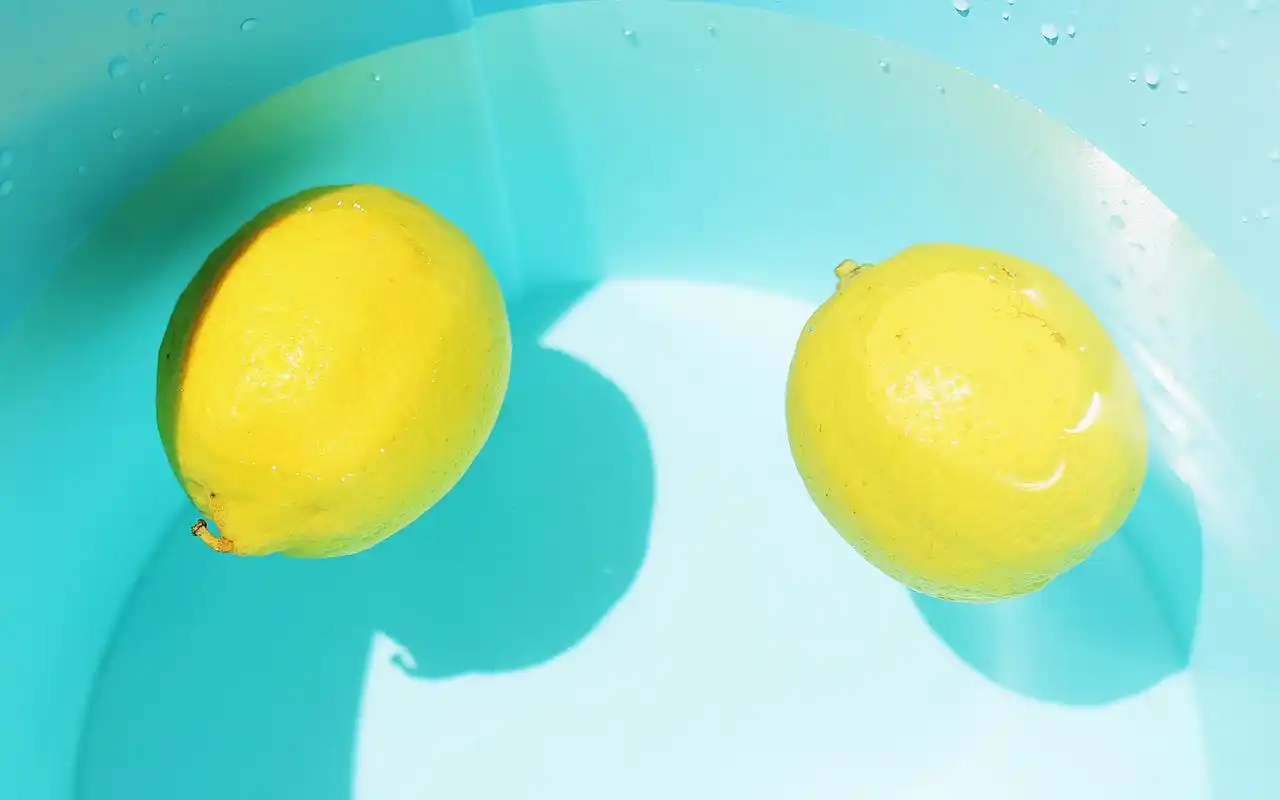 清爽柠檬养眼高清桌面壁纸