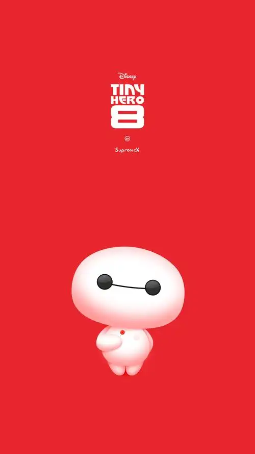 超能陆战队8-大白孙子"小小白"(iphone壁纸)