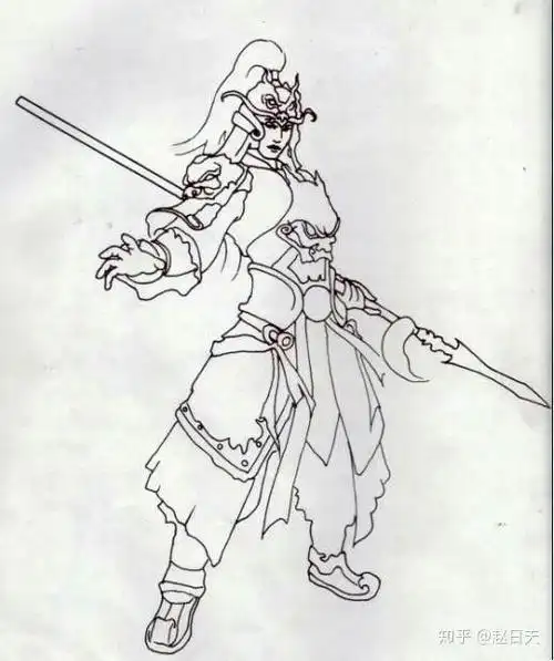 求纹身赵子龙手稿谢谢