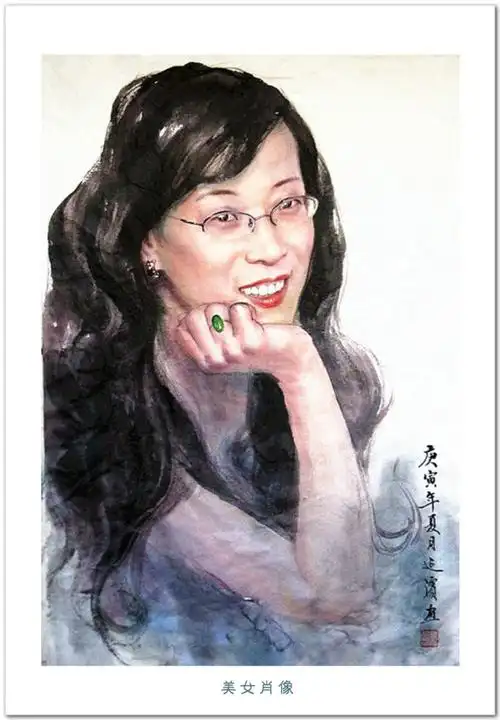 【转载】以形写神 -- 魏延滨水墨肖像画