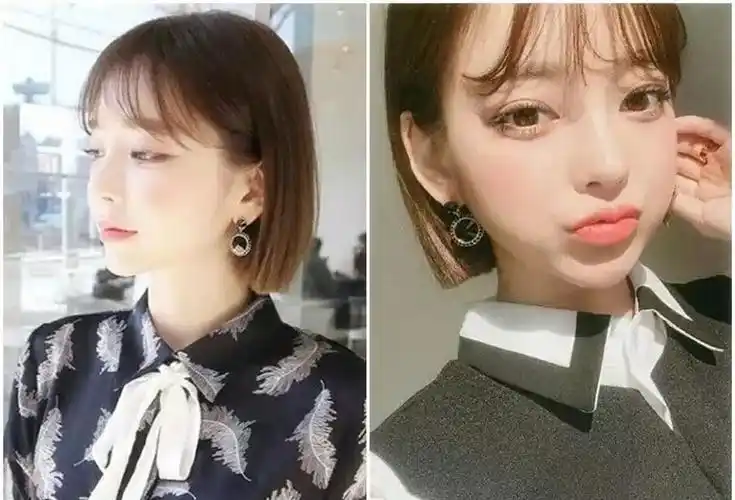 女生短发俏皮可爱发型图片美到天际