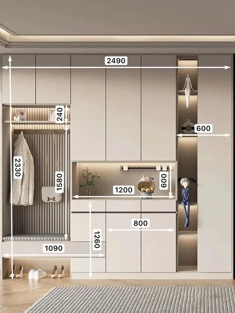 装修到全屋定制鞋柜阶段啦!