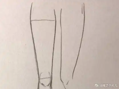 动漫人物腿部画法光看我画腿get一下