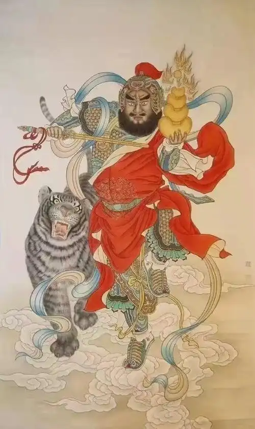 财神生日壁纸#今天是农历三月十五  也是武财神赵公明的诞辰日9