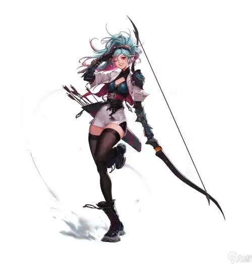 dnf缪斯立绘-dnf弓箭手缪斯高清立绘