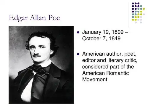 edgar allan poe 的介绍演示文稿ppt
