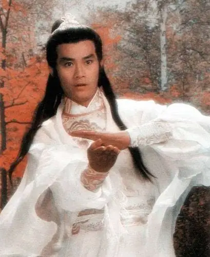 "秋官"的大侠造型 是出了名的风流倜傥,十分潇洒, 他主演的古装武侠剧