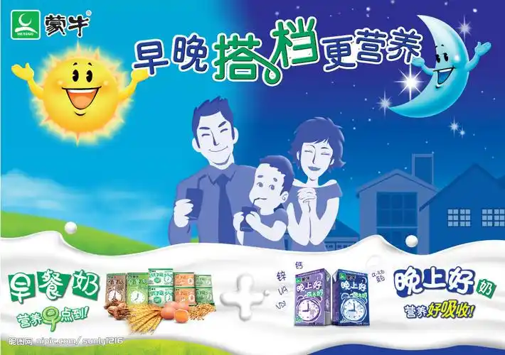 蒙牛早餐奶图片