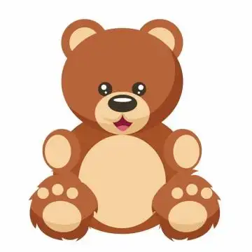可爱的卡通玩具熊341694eps免抠图片素材