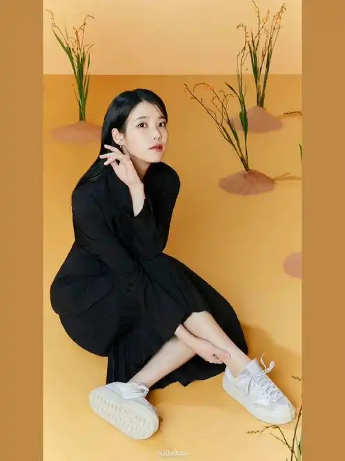 iu李知恩 new babance 西装