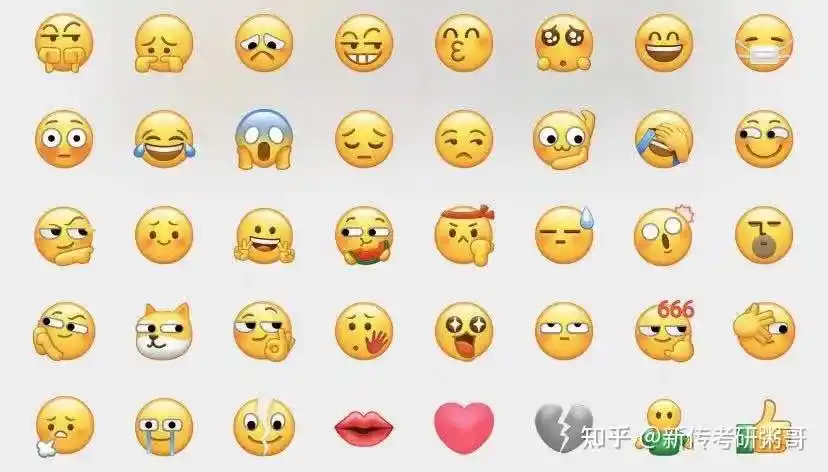 虽然在前几次的更新中,微信新增了一些符合网络语言习惯的表情,然而