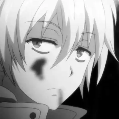 动漫冷酷黑白男生头像