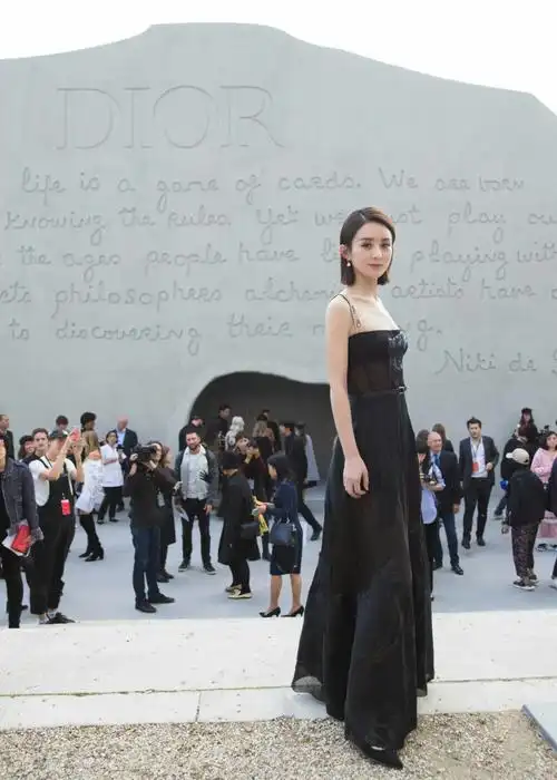 赵丽颖赵丽颖迪奥巴黎行