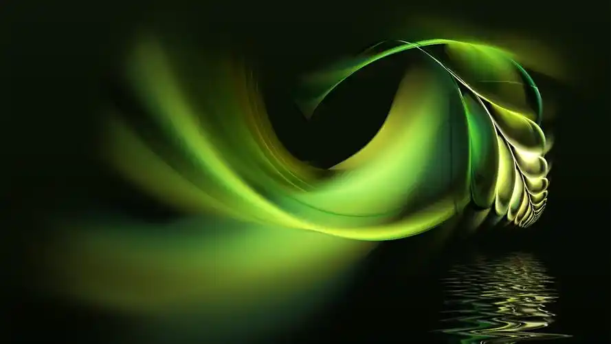 首页 3d与抽象 抽象绿叶和水 壁纸 抽象绿叶和水 桌布 - 1920x1080 全