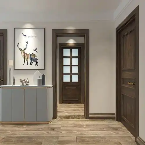 2017时尚现代家居入户玄关装修效果图_装修123效果图