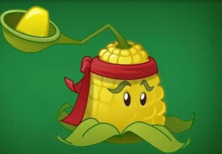 植物,通过投射玉米粒来进行攻击,因为投手类是可以越过障碍砸到僵尸的