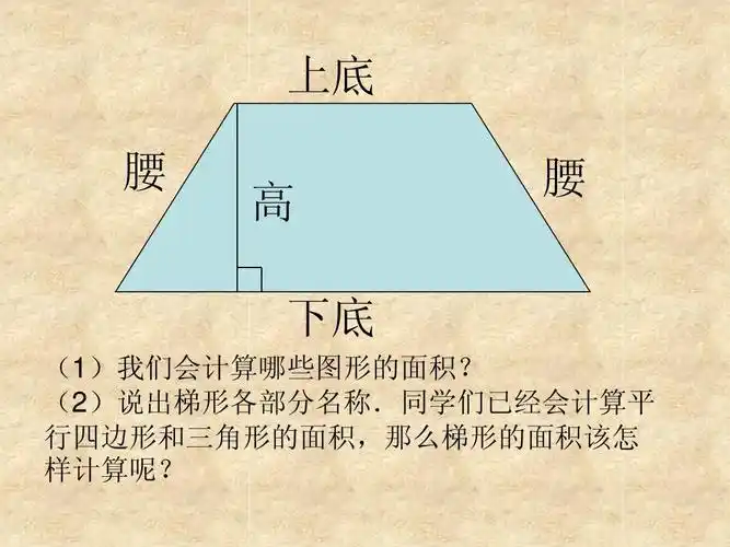 梯形面积计算公式课件ppt