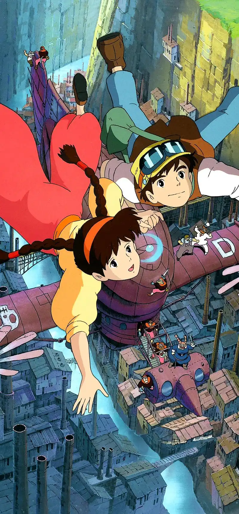 宫崎骏动画电影《天空之城》插画欣赏