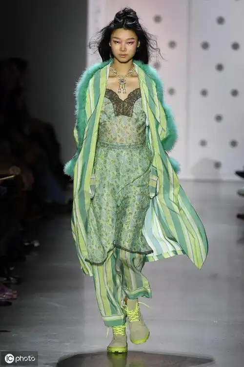 2019年9月9日,纽约时装周女装2020春夏时装秀期间