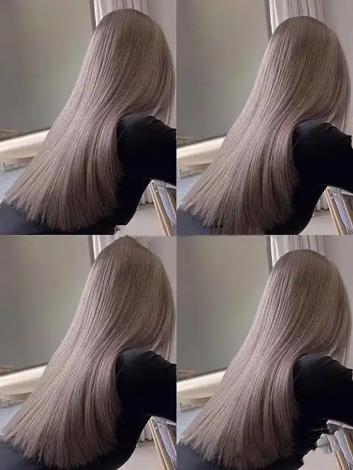 雾感紫灰色不会发黄掉黄的神仙的发色#长沙染发#长沙做头发 #长沙做