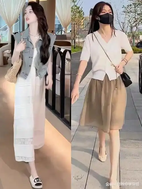 夏季是小个子女生展现时尚品位的最佳季节,因为可以选择轻盈,透气的