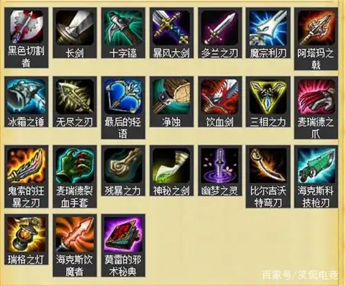 英雄联盟曾经adc必出的三件装备现在确无人问津