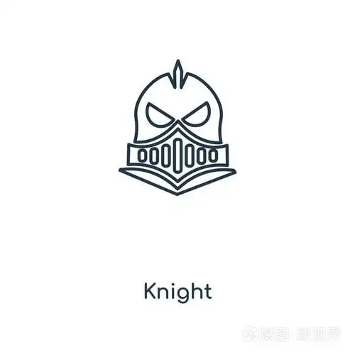 骑士矢量图标简单和现代平面符号的网站,移动,标志,应用程序,ui.