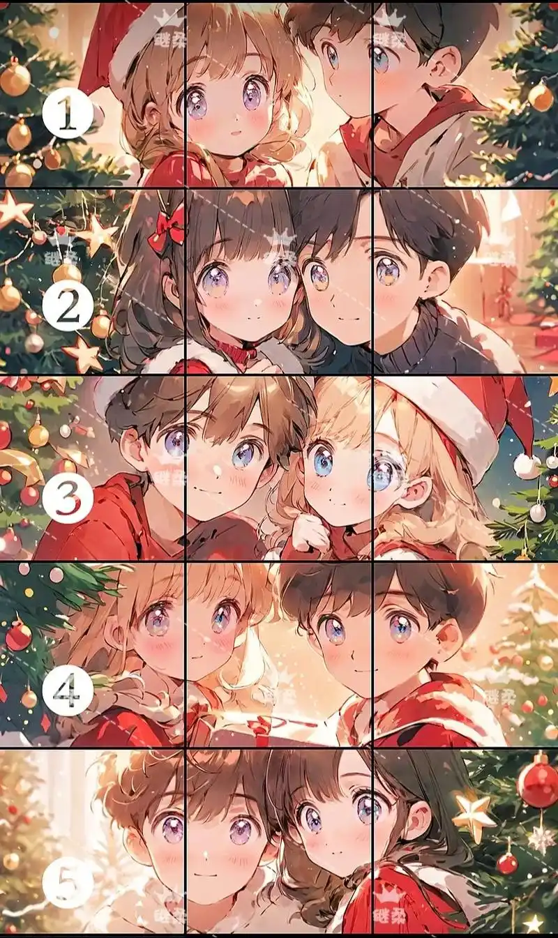 96qq飞车手游 三宫图 圣诞情侣系列.90 像是 // 一 - 抖音