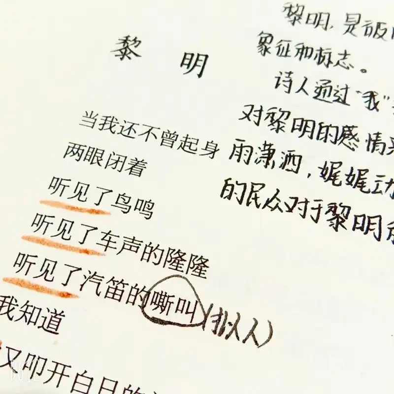 19 | 《艾青诗选》批注之《黎明》 两本书,两个《黎明》,内容还不一样