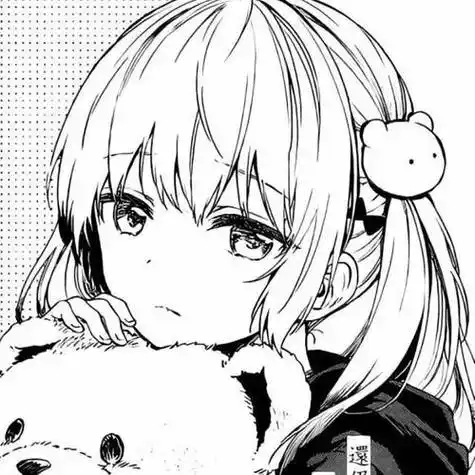 二次元高清黑白女头像女生 女生头像图片大全 -【爱个性】