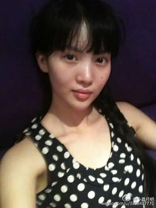 单说金晨的脸型