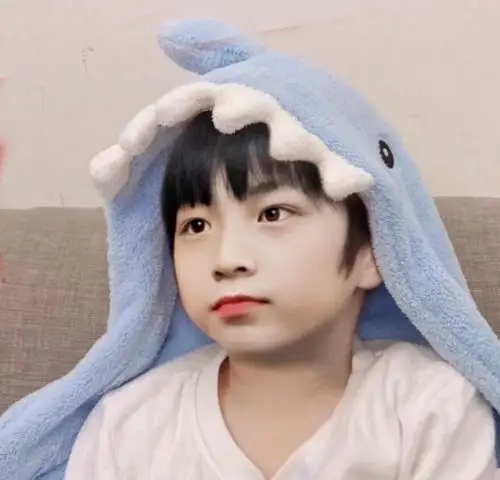 刘耀文小时候照片 吻文太可爱了吧