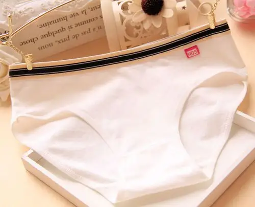 哈伊费舍女士内裤全棉三角中腰全棉内裤