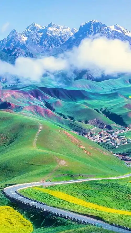 山景 路 自然风景