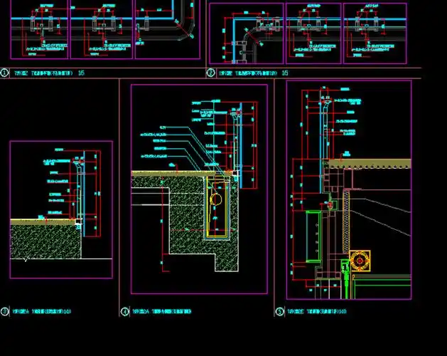 键 词:cad图 施工节点图 栏杆节点 玻璃栏杆详图