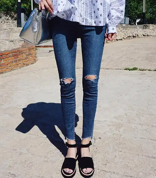 夏季tangostyle 韩国实物自拍 三角裤脚划…-堆糖,美好生活研究所