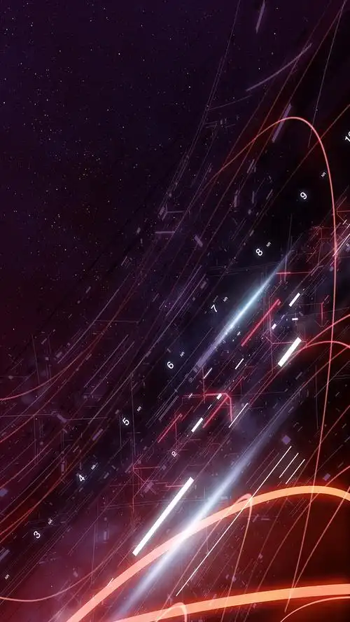 银河炫酷h5背景