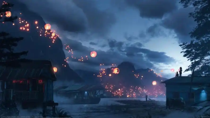 萤火虫唯美动漫4k图片,4k高清动漫图片,娟娟壁纸