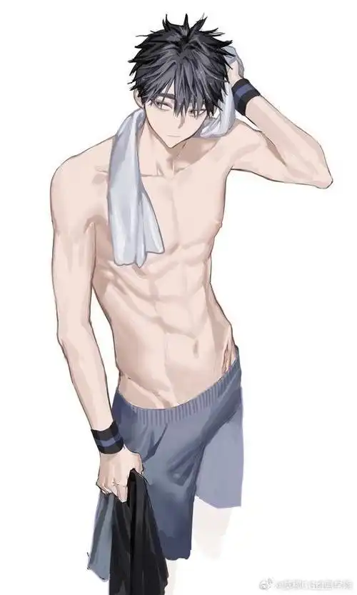 绘画超话#绘画参考##绘画素材#不同角度腹肌参考