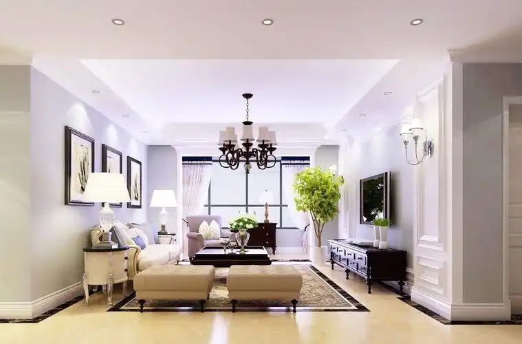 90平方米房屋现代家装装修效果图大全