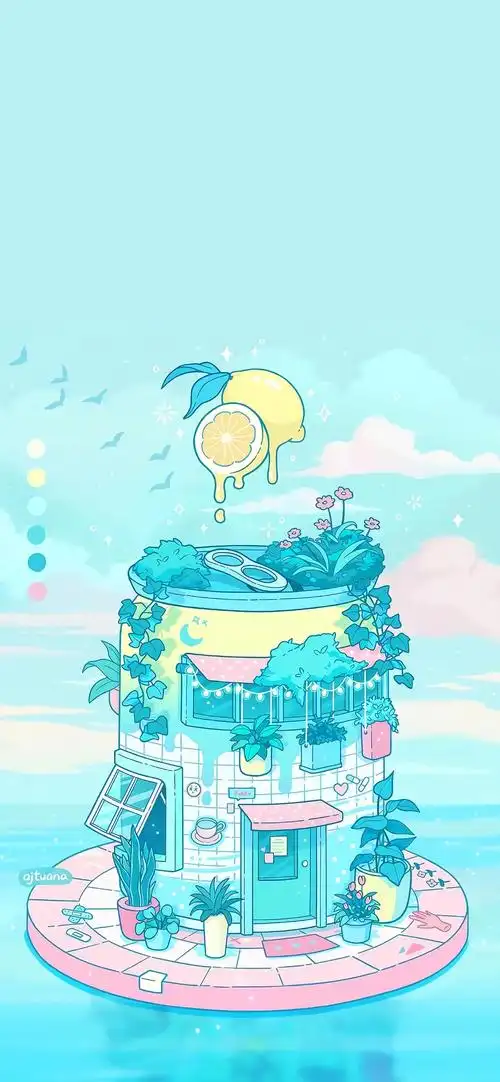 手绘美图网红超仙气少女心壁纸