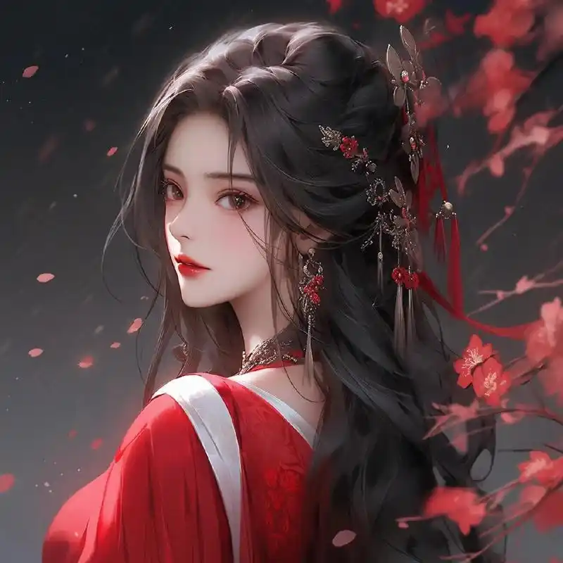 红色古风绝美,来一组头像尺寸