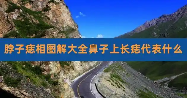 脖子痣相图解大全鼻子上长痣代表什么,女人痣相图解十大福痣
