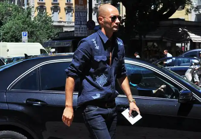 硬朗而时髦的光头icon 男人都想像他一样有型