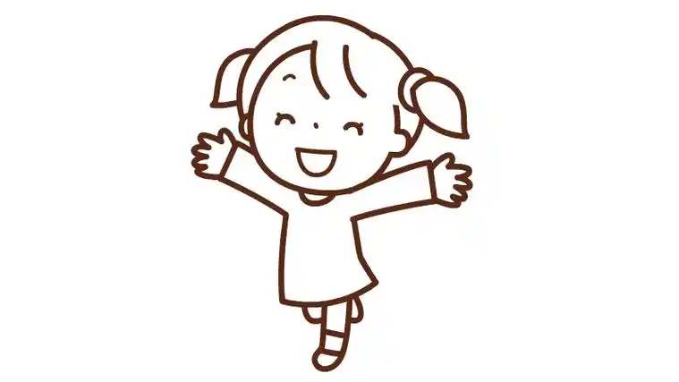 小女孩简笔画步骤