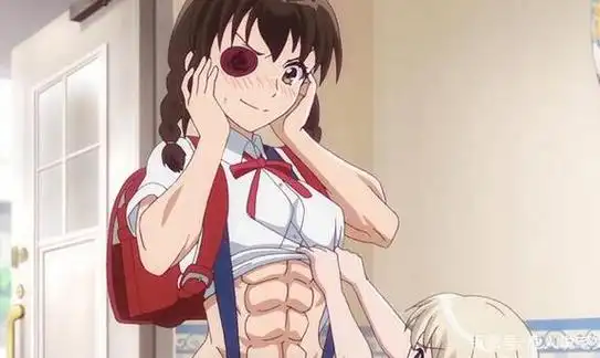 满身肌肉的肌肉女动漫肌肉膨胀身材可怕