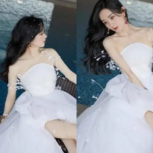 盘点"女星婚纱造型"top5 !赵露思优雅迷人,迪丽热巴性感女神