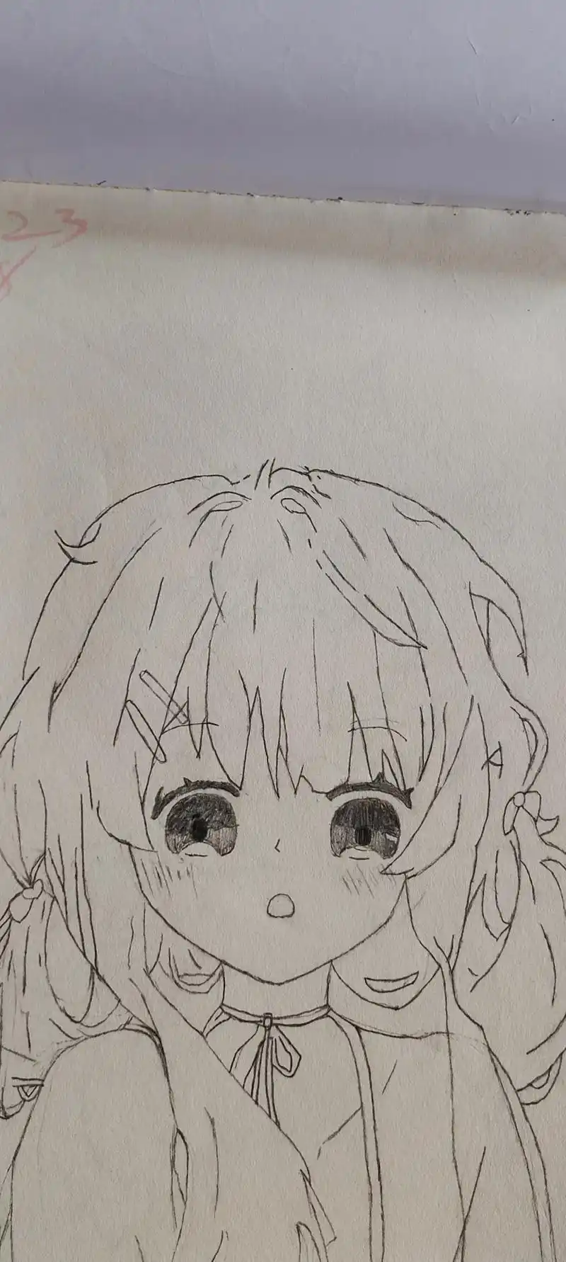 手绘动漫人物 偷偷拿妈妈的手机发个抖音97,自学画漫画人物 - 抖音