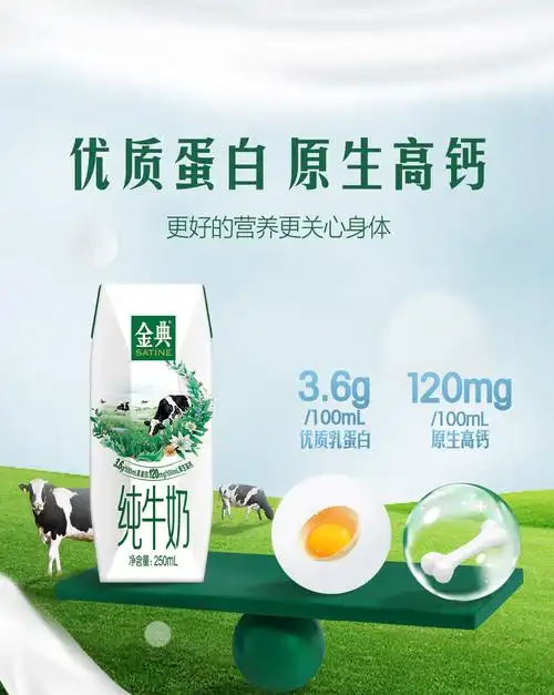 伊利金典纯牛奶250ml16盒箱36g乳礼盒装早餐伴侣苏翊鸣同款口感升级有