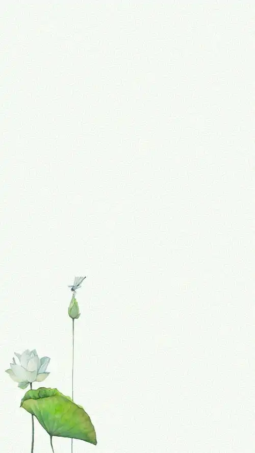 素雅中国风白色海报广告h5背景